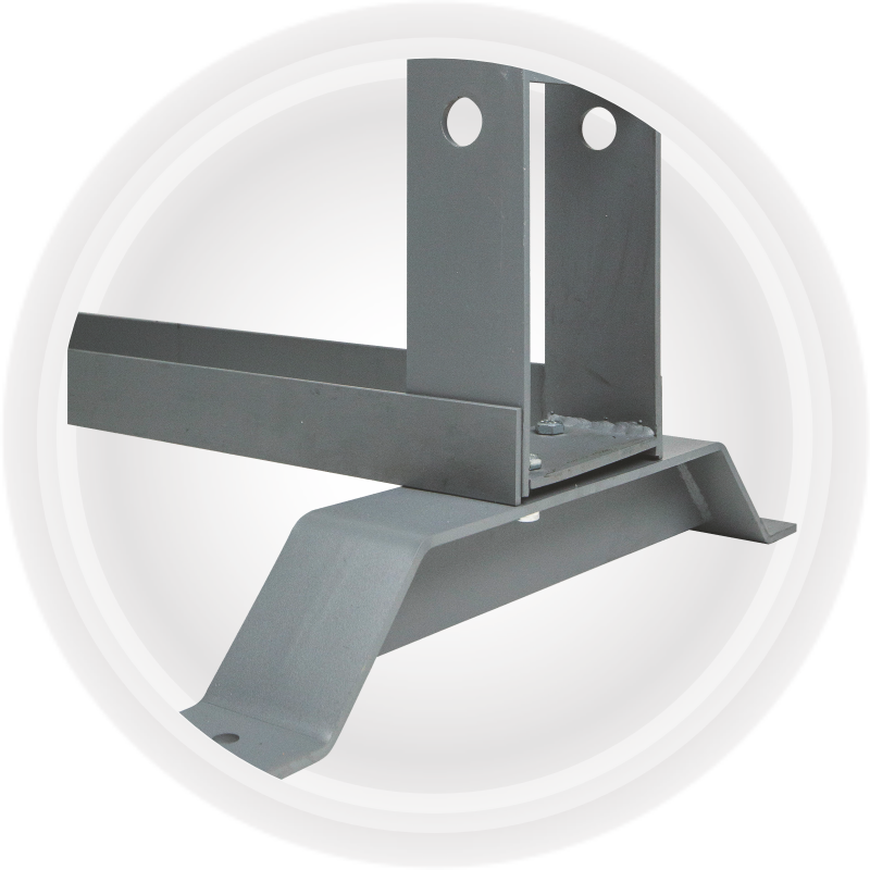 ЭРГОНОМИЧНЫЕ НОЖКИ С ОТВЕРСТИЯМИ ДЛЯ БОЛТОВ