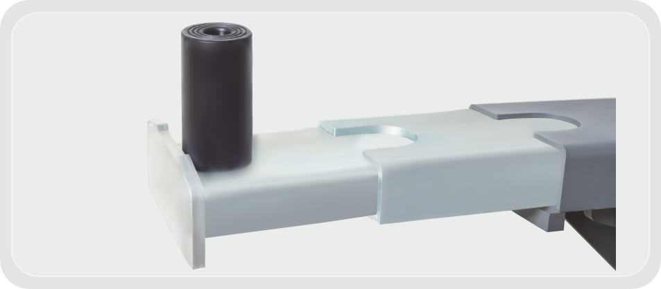 ВЕРХНЯЯ ОПОРНАЯ БАЛКА МОЖЕТ УДЛИНЕНА. К БАЛКЕ ДОБАВЛЕН РЕГУЛИРУЕМЫЙ ВИНТОВОЙ УДЛИНИТЕЛЬ